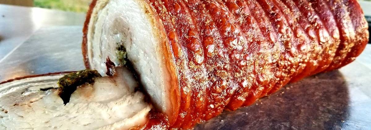Smoked Pork Belly Porchetta by Chef Phillip Dell